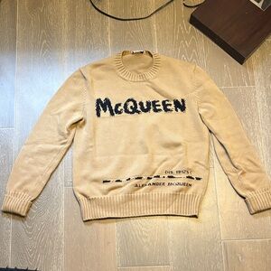 Alexander McQueen Beige Crewneck Sweater